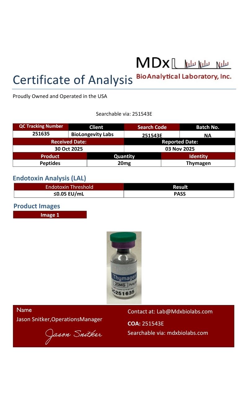 Thymagen (Thymogen) (20mg)