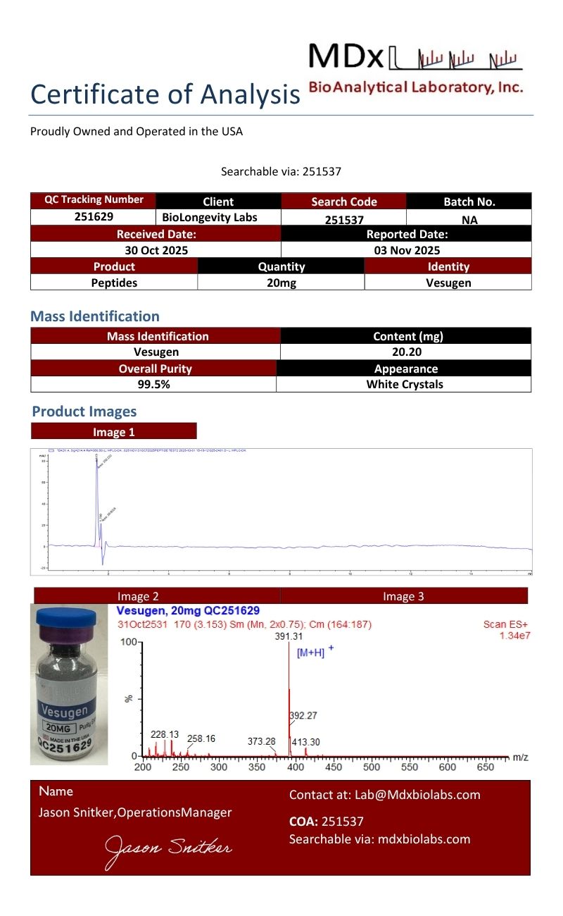 Vesugen Peptide (20mg)