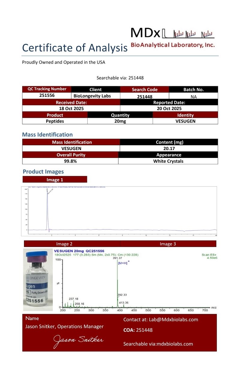 Vesugen Peptide (20mg)