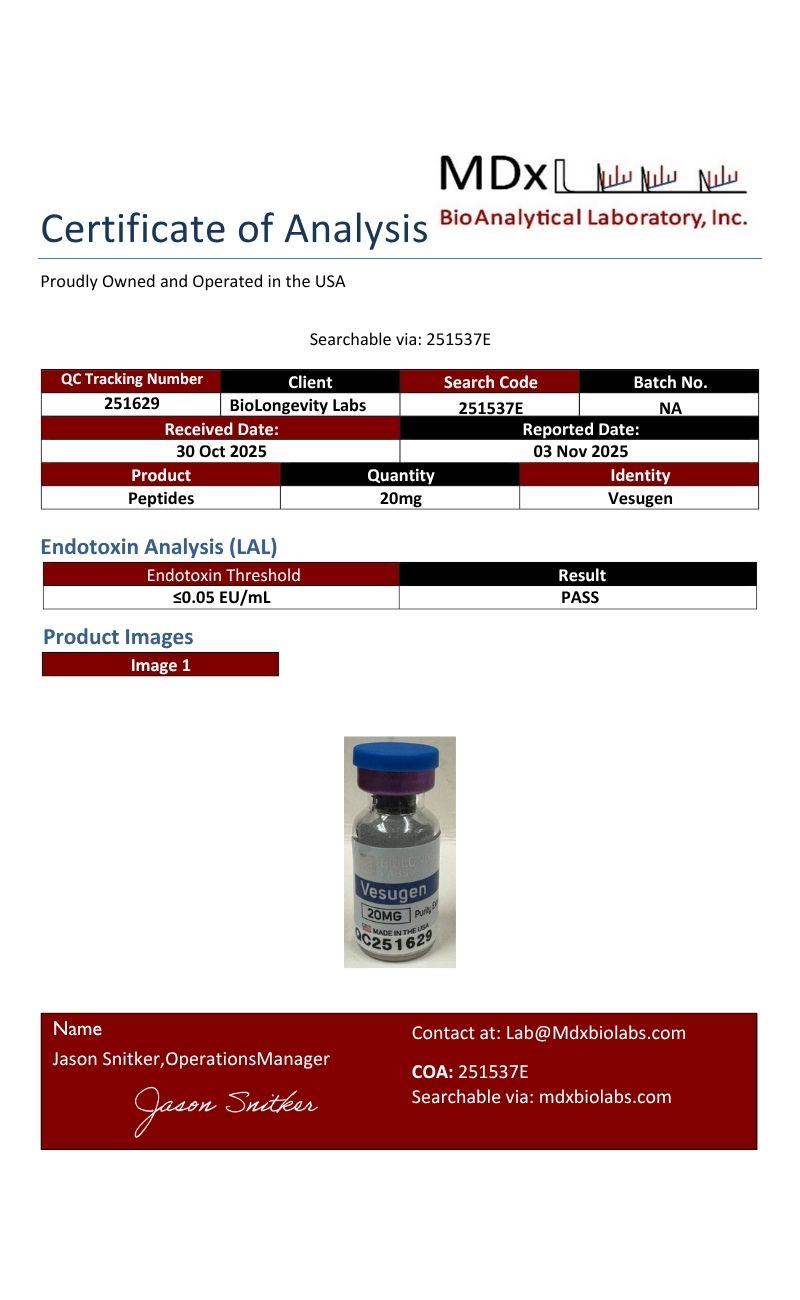 Vesugen Peptide (20mg)