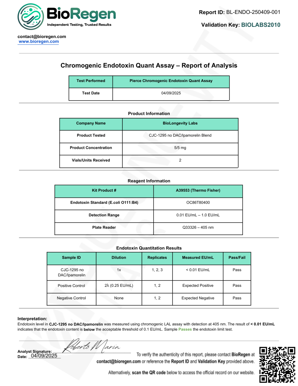 55aaae CJC 1295 & Ipamorelin Blend (10mg) (No DAC)