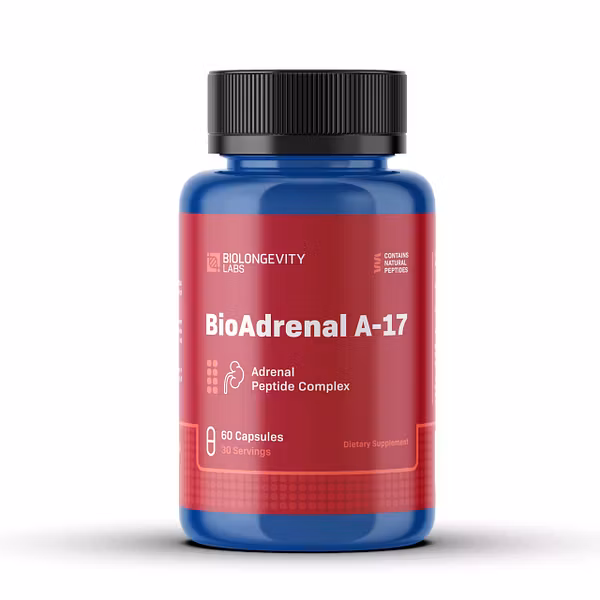 BioAdrenal – A-17 Adrenal Peptide Bioregulator (Glandokort) 20 capsules