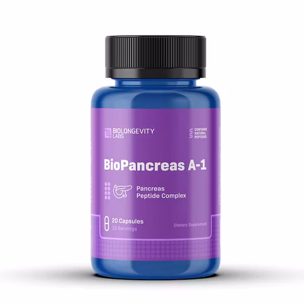 84 BioPancreas – A-1 Pancreas Peptide Bioregulator (Suprefort) 20 capsules