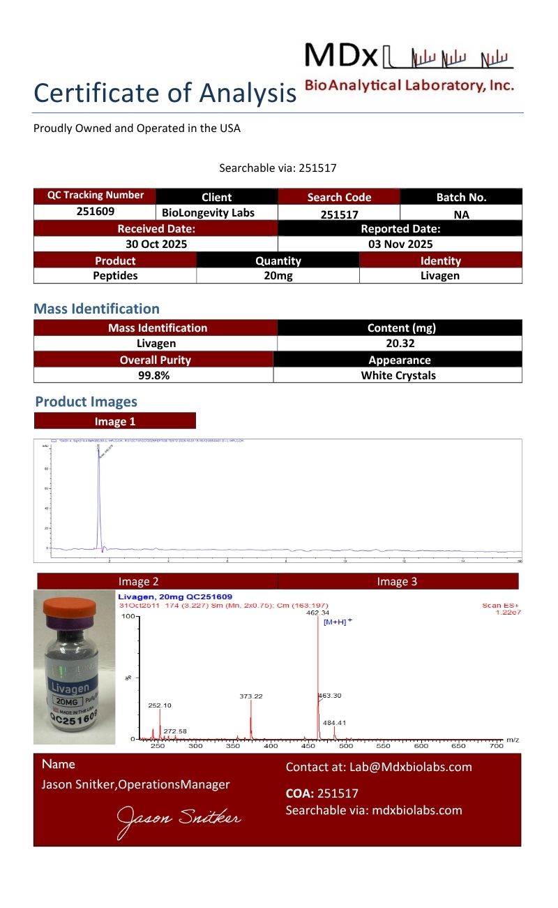Livagen Peptide (20mg)