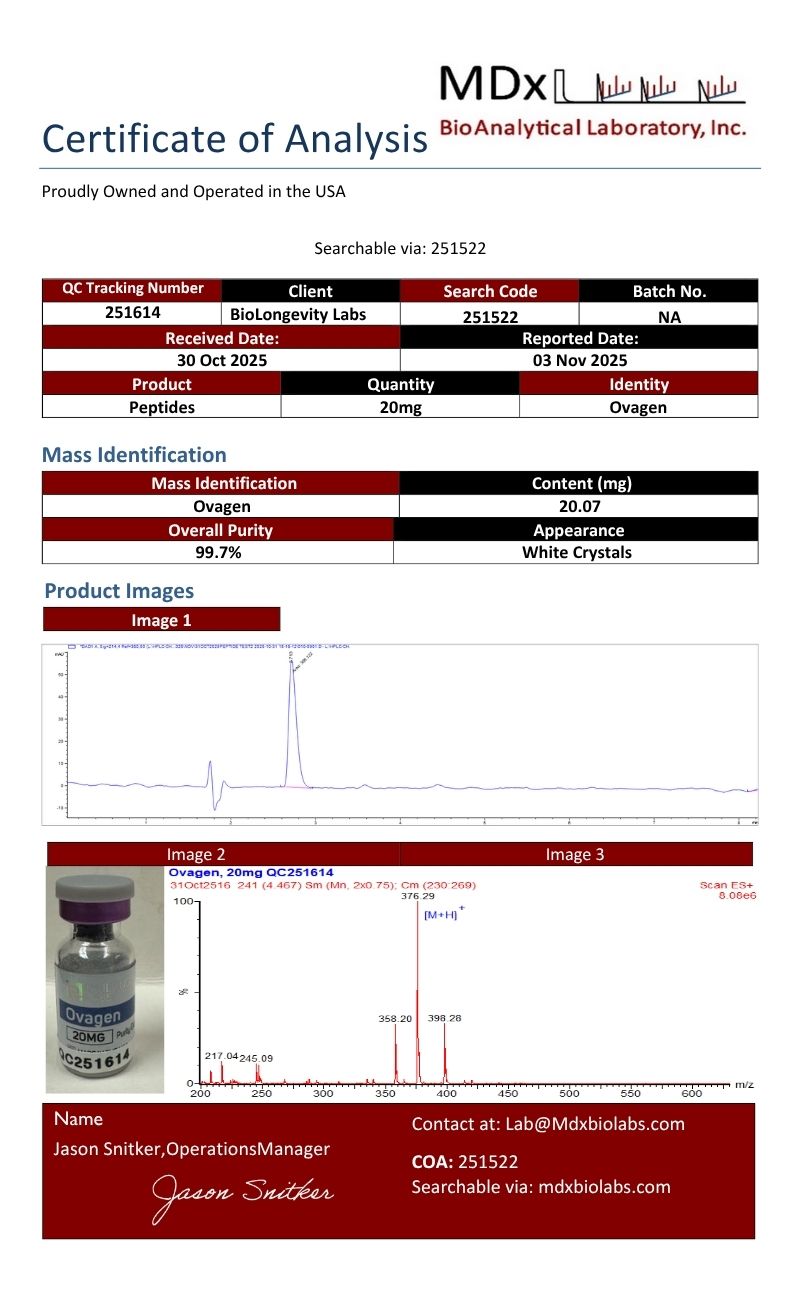 Ovagen Peptide (20mg)